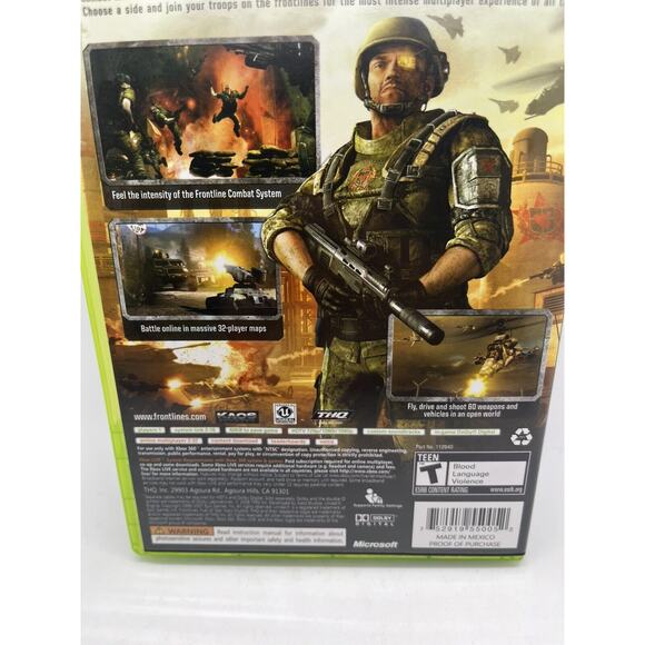 Frontlines: Fuel of War (Microsoft Xbox 360, 2008) Complete with Manual Tested - Picture 4 of 8